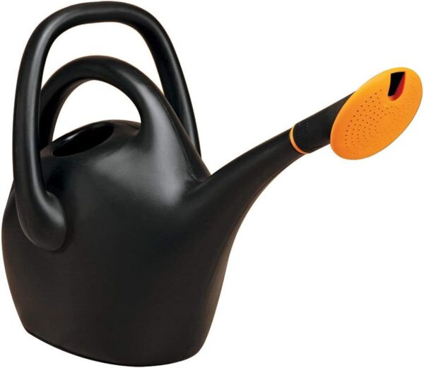 Easy Pour Watering Can, 2.6 Gallon, Black