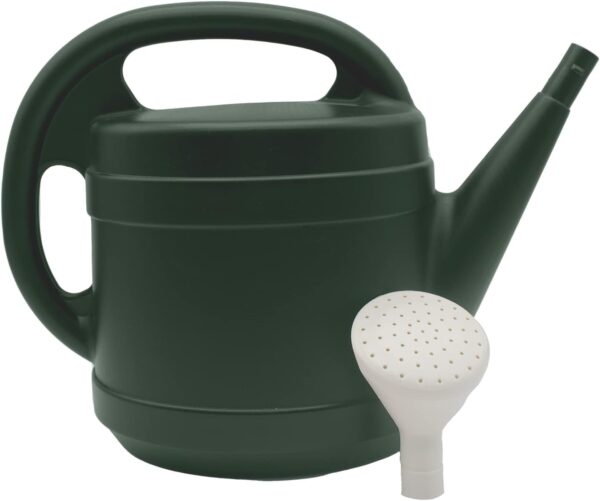 Standard Watering Can - Plant Watering Can - Small Plastic Garden Water Pot for Indoor Outdoor Plants Flowers by , 2 Gallon, Green - Image 2