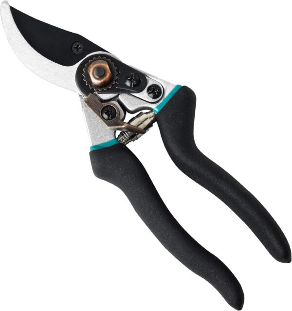 Pruning Shears 8.6" Bypass Garden Shears, Professional Ultra Sharp  Steel Garden Clippers, Heavy Duty Durable Ergonomic handle Plant Cutting Scissors Tools, Yard Hedge Branch Trimmer