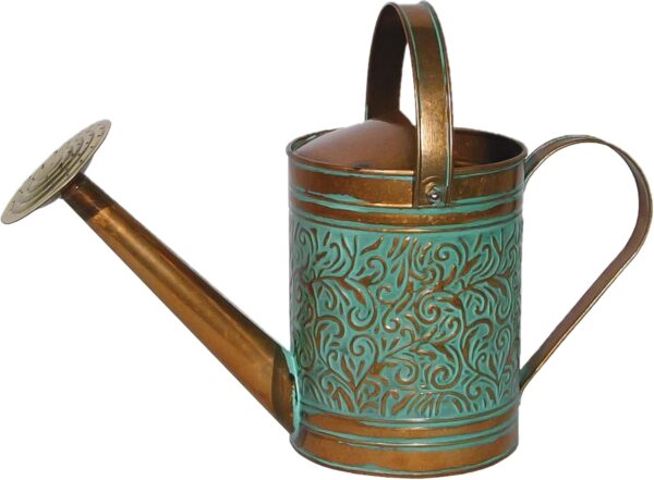 Vintage Copper Morgan Metal Watering Can, 1 Gallon - Image 2