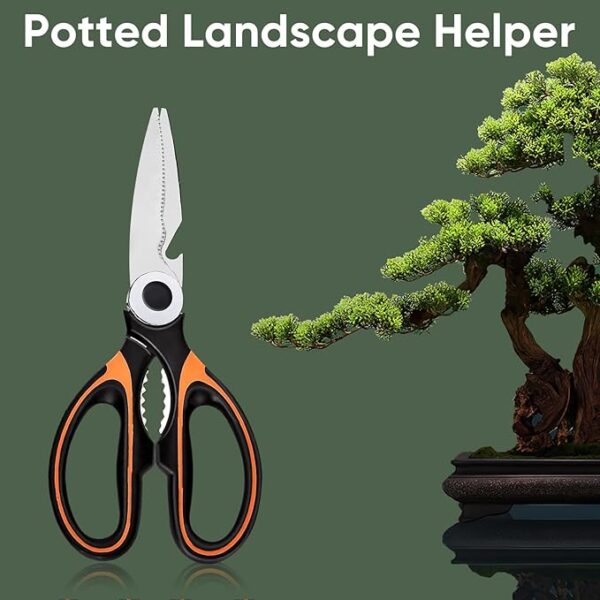 Garden Flower Scissors, Multi-functional Pruning Gardening Scissors Floral Shears, Strong Pruner for for Flowers, Fruit,Branches, Potted Landscape