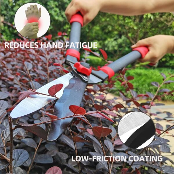 Loppers Hedge Shears & Pruners Combo Set 3-Piece Hedge Clippers, Heavy Duty Tree & Shrub Care Kit for Yard, Lawn & Garden, Professional Branch Cutter Tree Trimmer for Indoor & Outdoor Gardening - Image 2